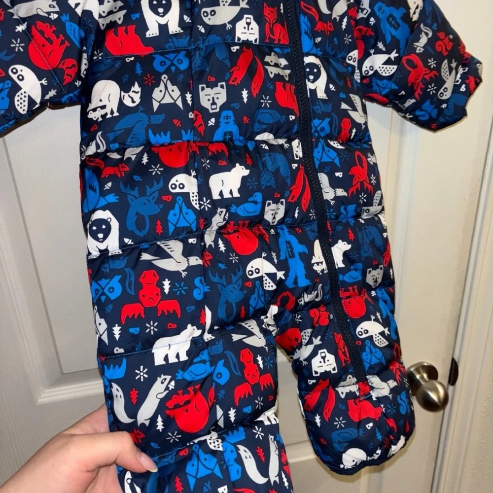 Columbia Infant Snowsuit with Animal Print